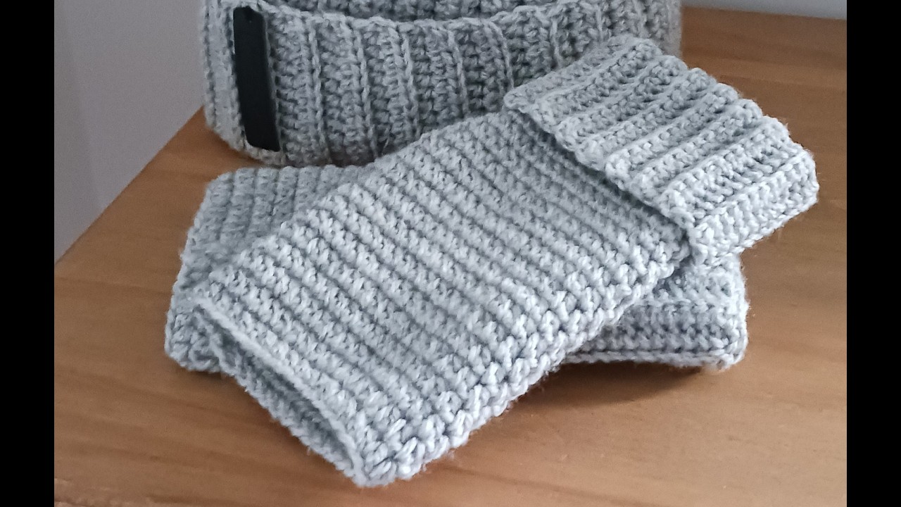 How to crochet Fingerless Gloves