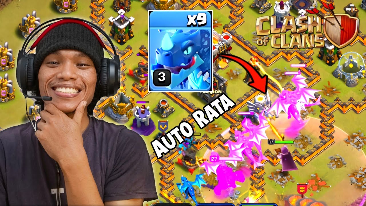 Modal Spam Naga Elektro Bisa Rata Cuy - CLASH OF CLAN