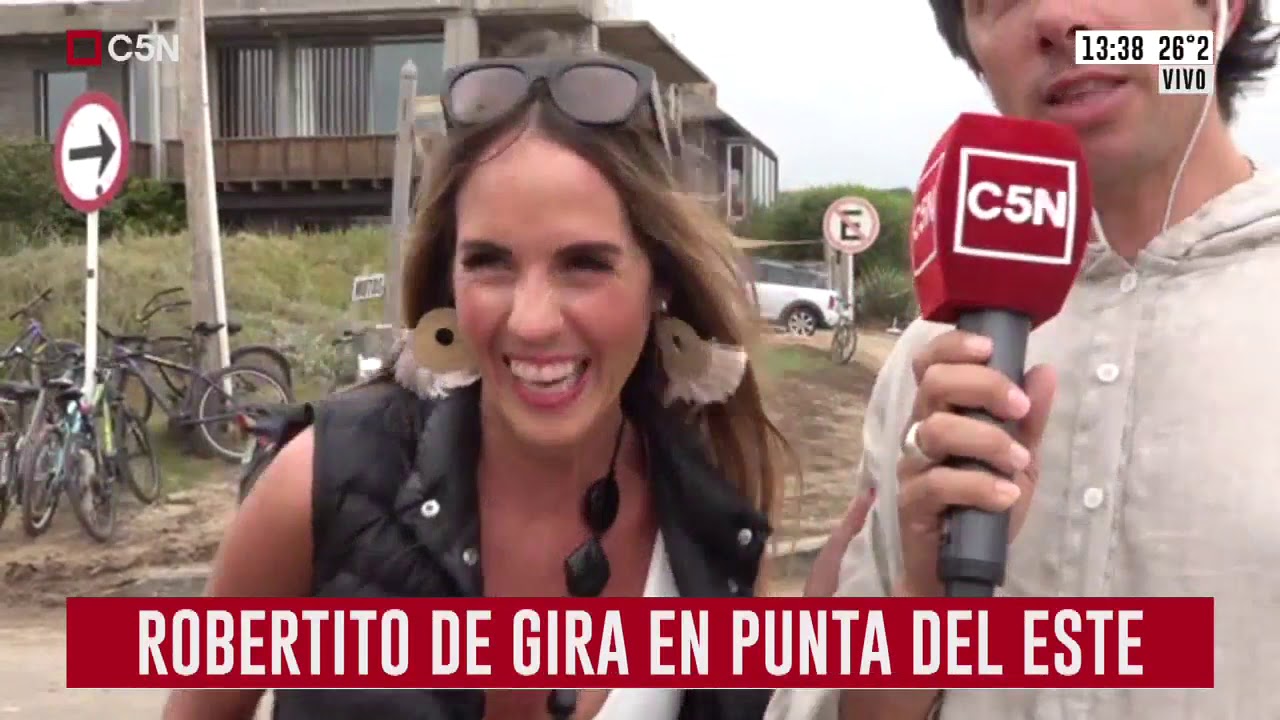 Robertito Funes de gira en Punta del Este