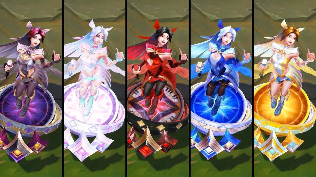 Все образы (хромы) Heartsong Seraphine (League of Legends)