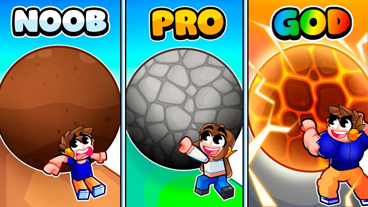 Virei DEUS no treinamento de ROLAR A BOLA no Roblox!