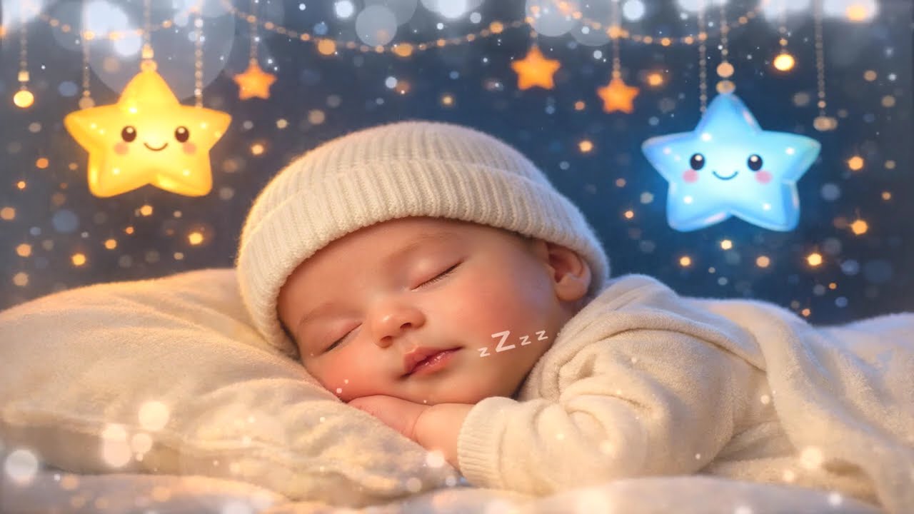 Mozart Brahms Lullaby 🌙💤 Soothing Baby Music🎵 Sleep Instantly in 3 Minutes 🌙💤 Overcome Insomnia
