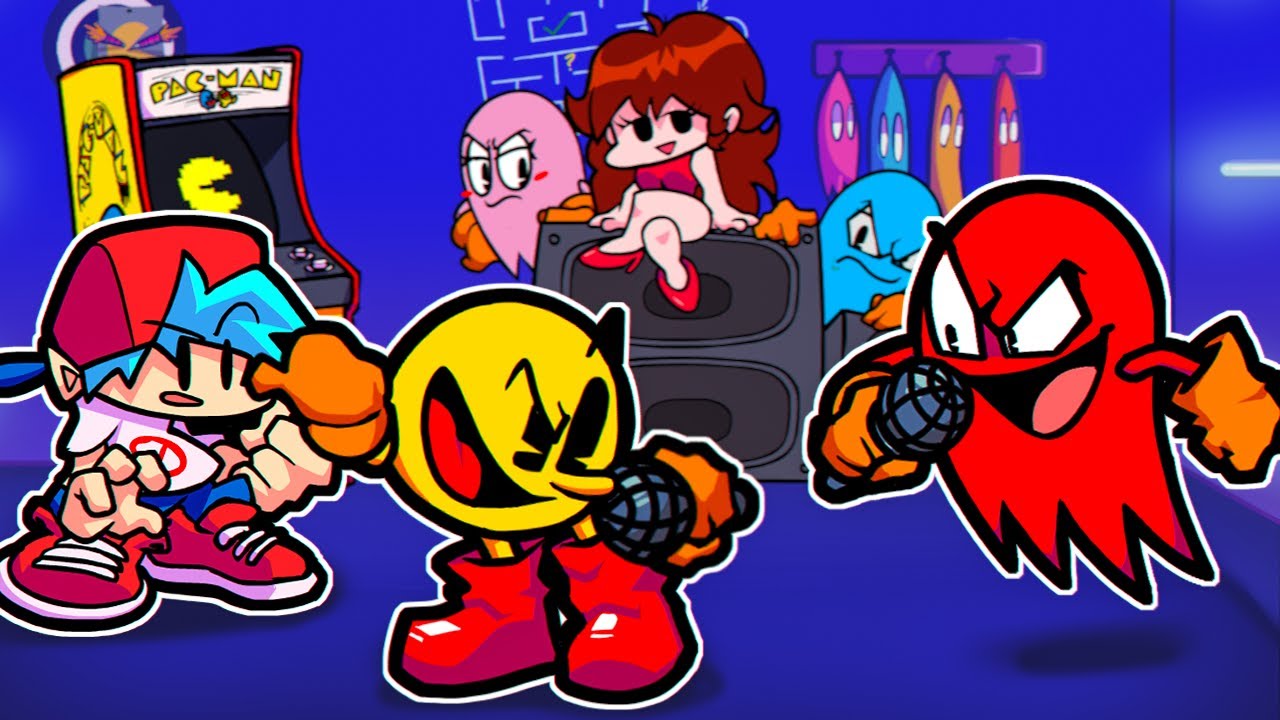 O MOD INCRÍVEL DO PAC-MAN! Friday Night Funkin' VS Pac-Man V2