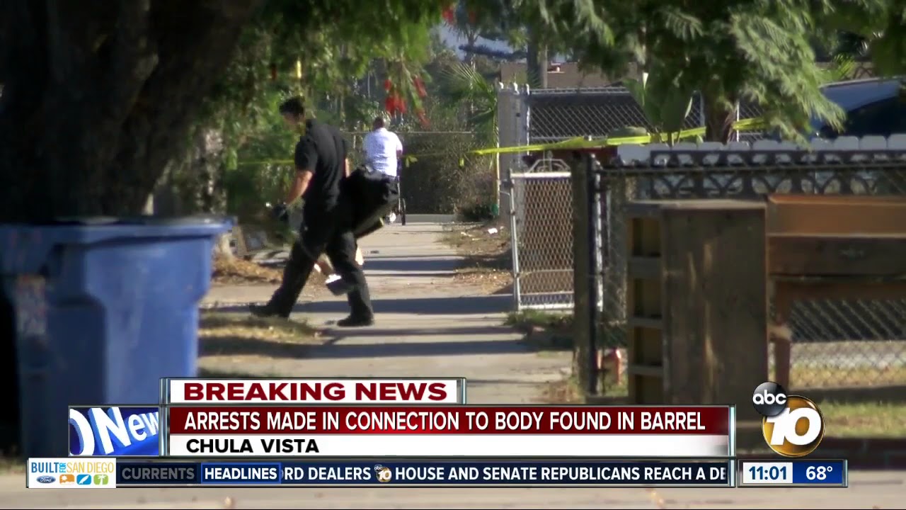 Arrests made in death of man whose body was found in drum floating in San Diego Bay