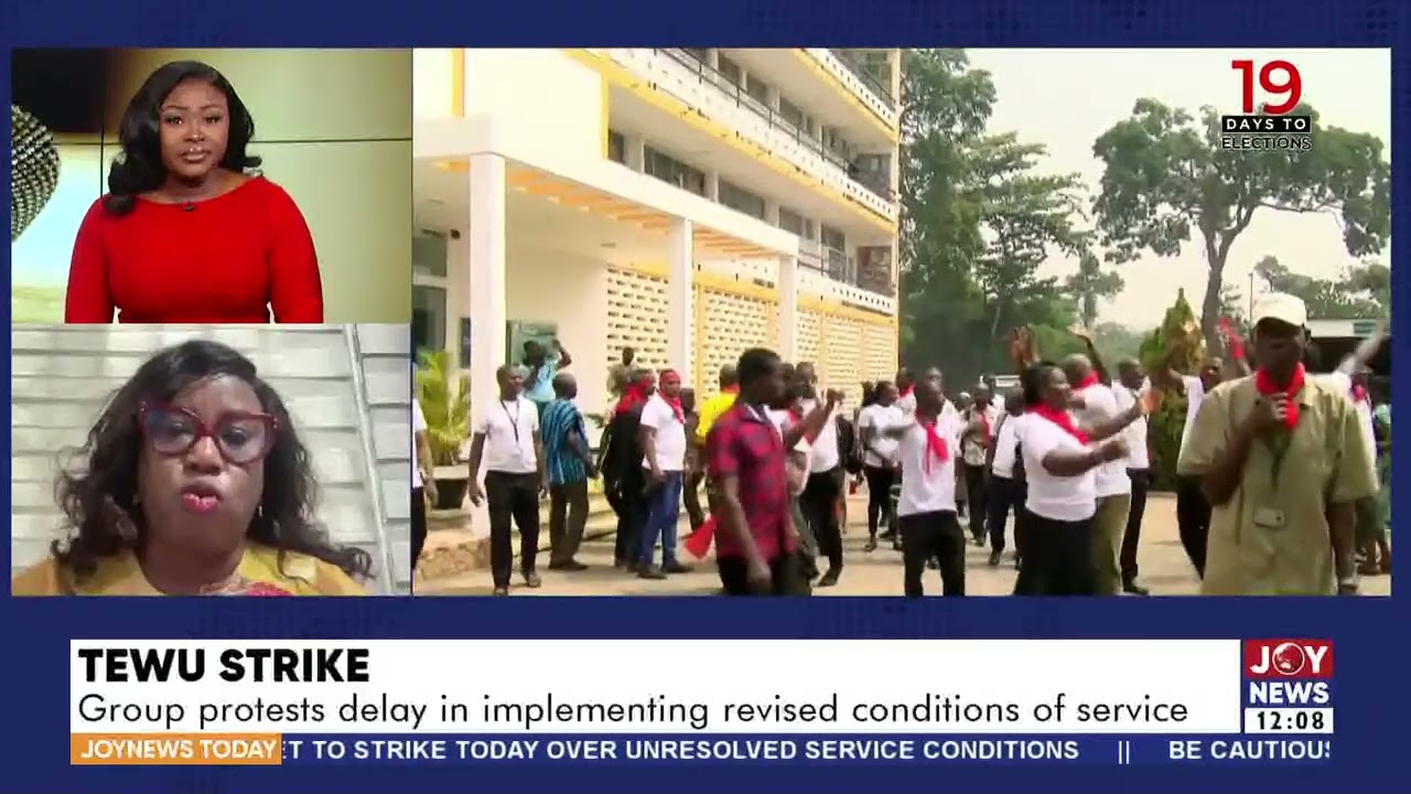 TEWU Strike: Group protests delay in implementing revised conditions of service