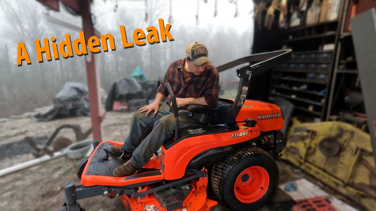A Kubota ZD221 Oil Leak Fix And Well Overdue Maintenance