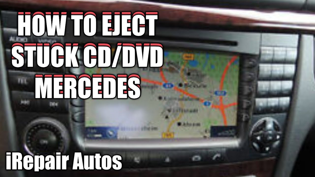 Как извлечь застрявший CD и DVD-диск из вашего Mercedes
