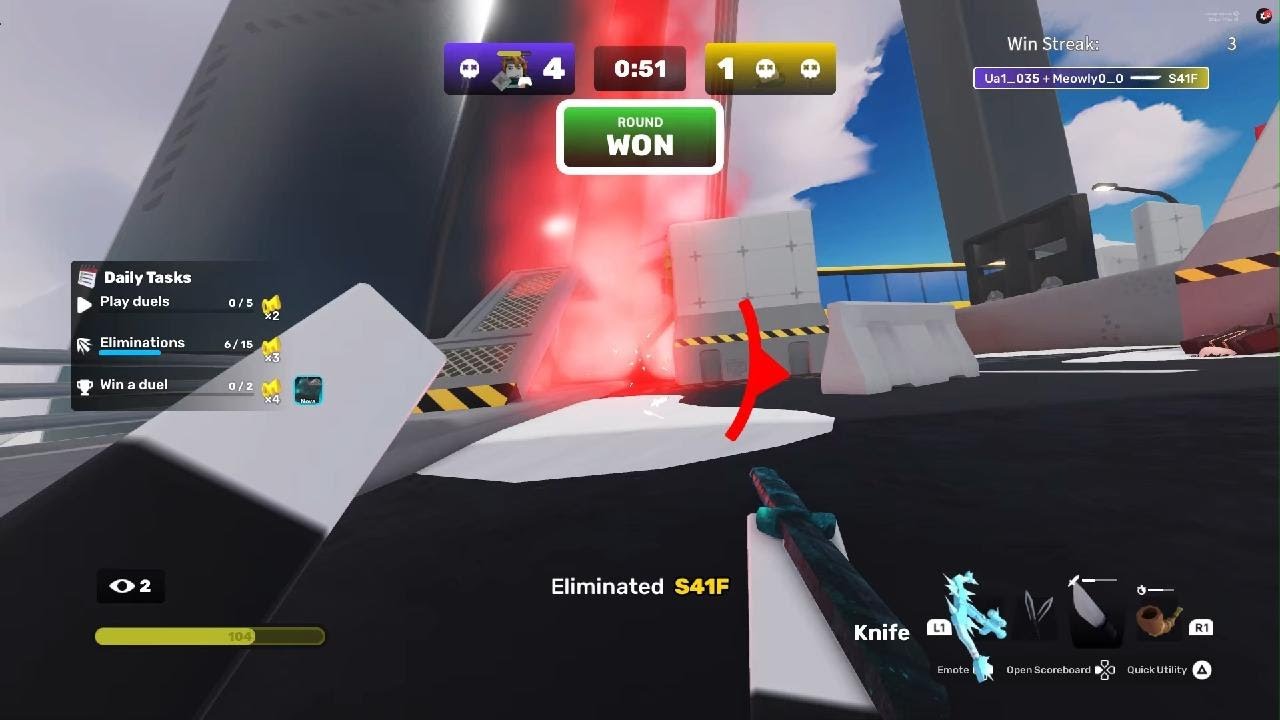 Playing RIVALS with my friend