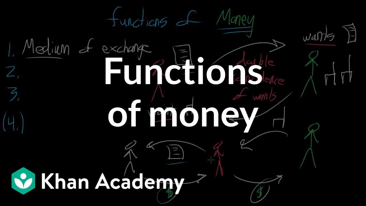 Functions of money | Financial sector | AP Macroeconomics | Khan Academy