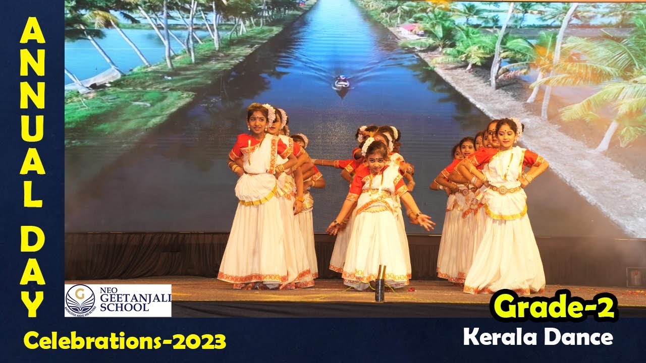 Kerala 🌴 Dance Performance By Grade-2 | Annual Day Celebrations 2023 | Neo Geetanjali School