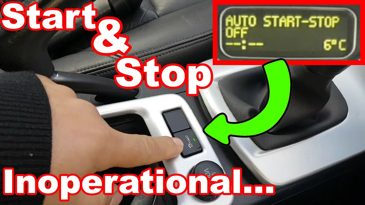 Volvo V50 1.6D Start & Stop not working... Fault finding and repair.