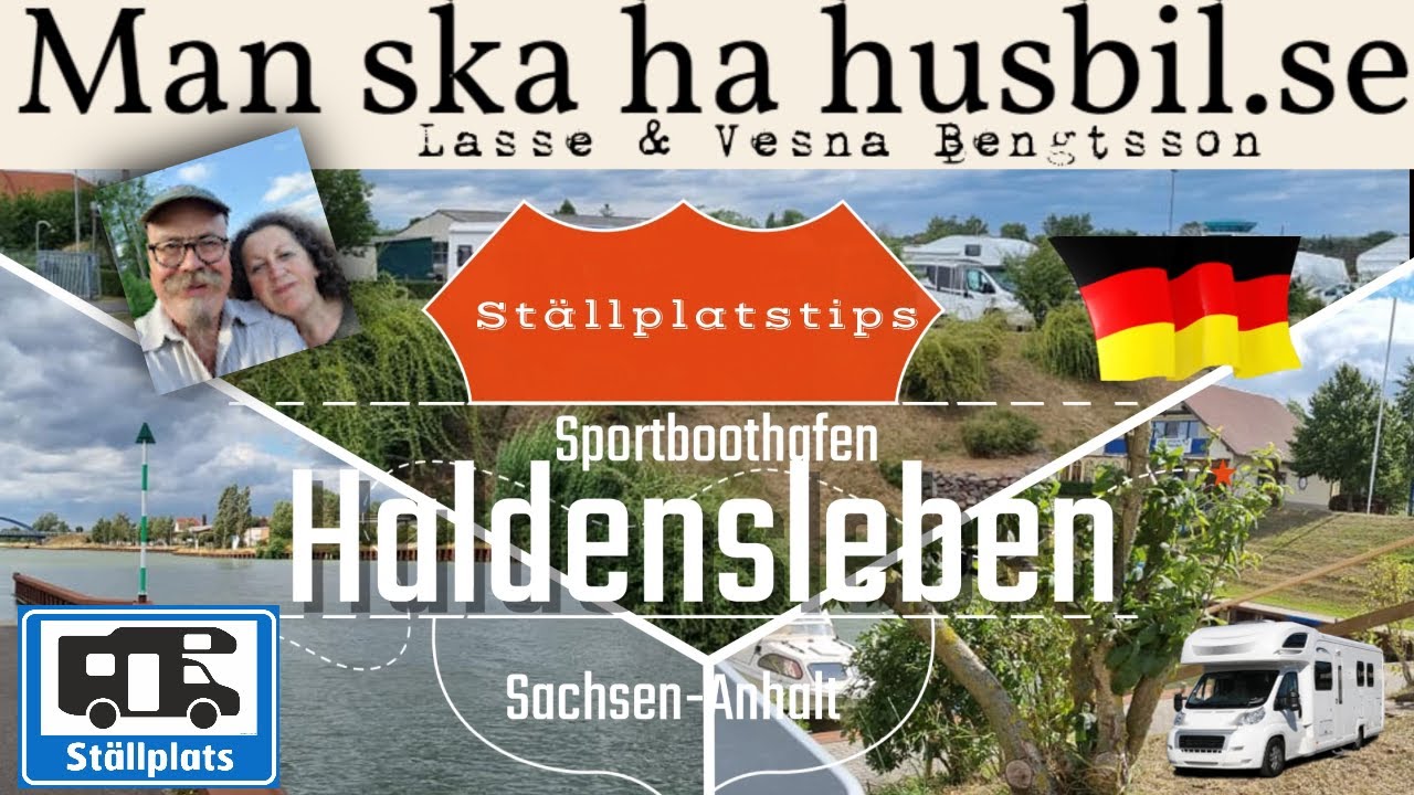 Med husbil till Haldensleben i Sachen-Anhalt, Tyskland. Prisvärd ställplats i Norra Tyskland.