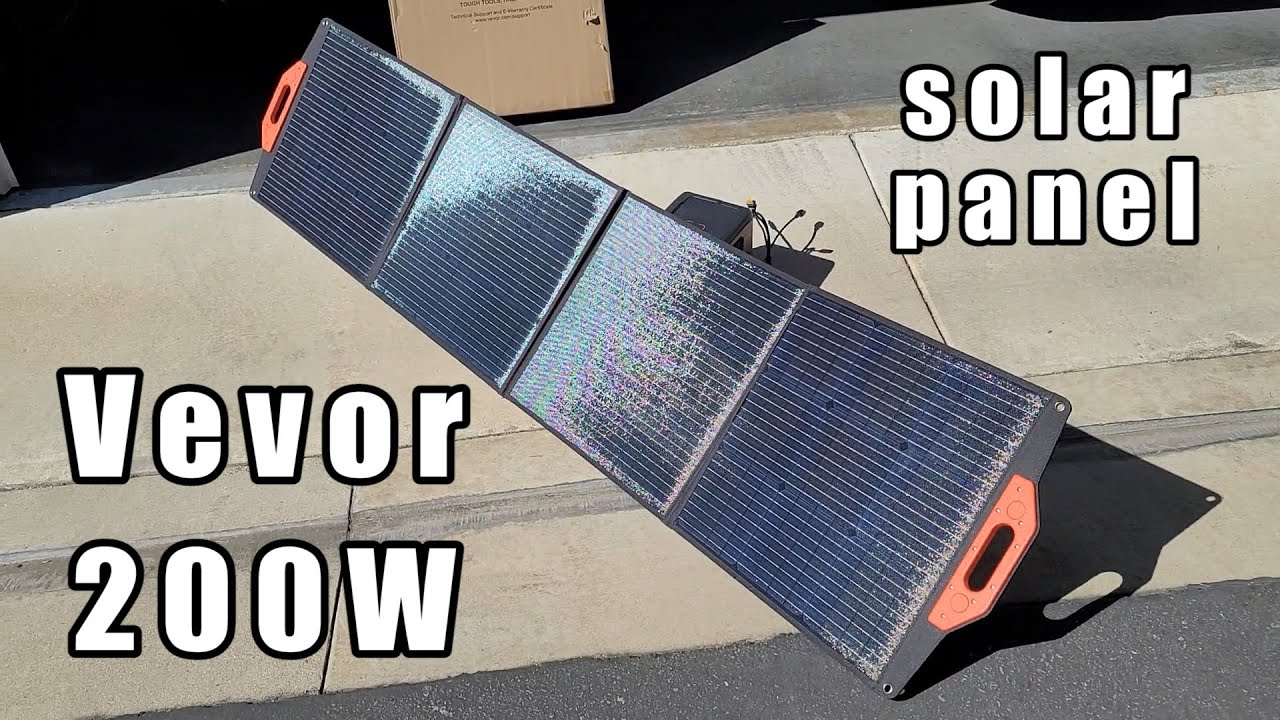 Vevor 200W Portable Folding Solar Panel