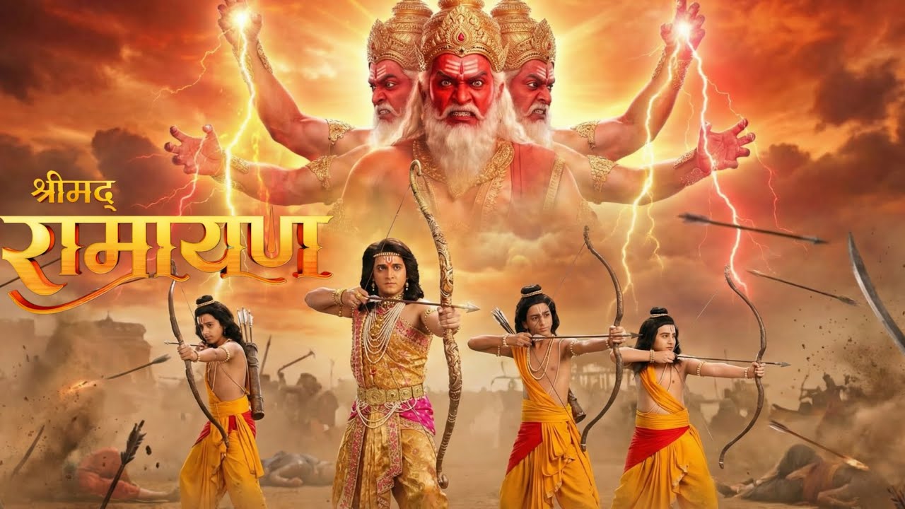 जब असुरों का विनाश करने के लिए ब्रह्माजी भी उतरे, राम लक्ष्मण और लव कुश के साथ || Shrimad Ramayan