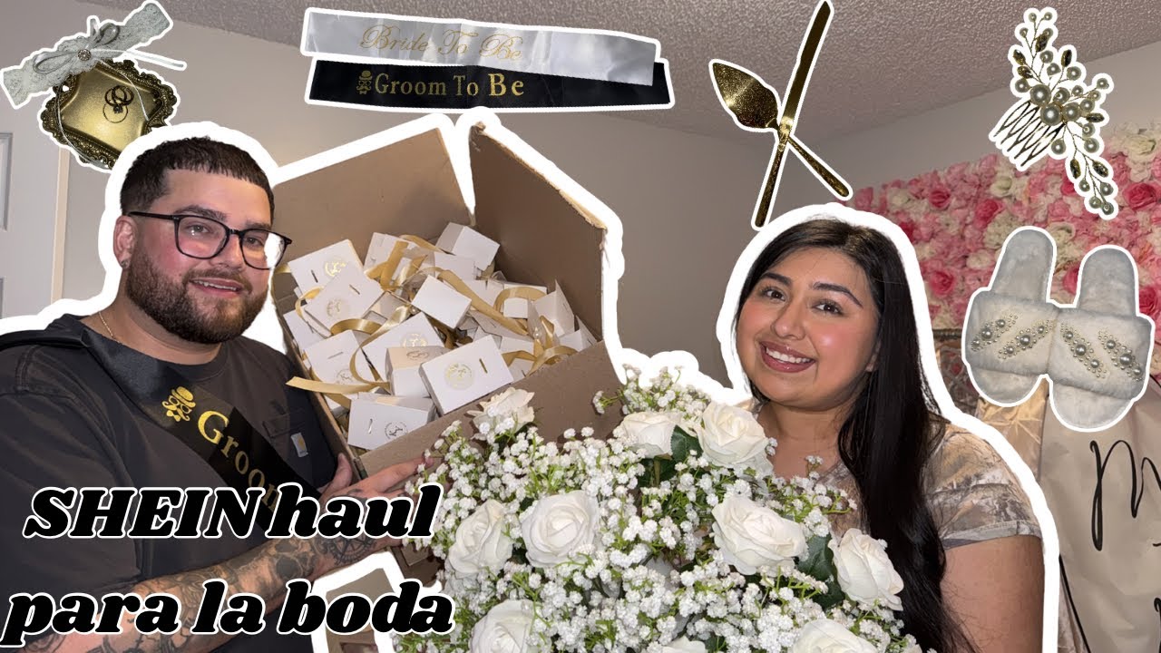 💍 Compras para nuestra Boda | Haul de Shein y Amazon 👰🏽‍♀️🤵🏻💒🛍️