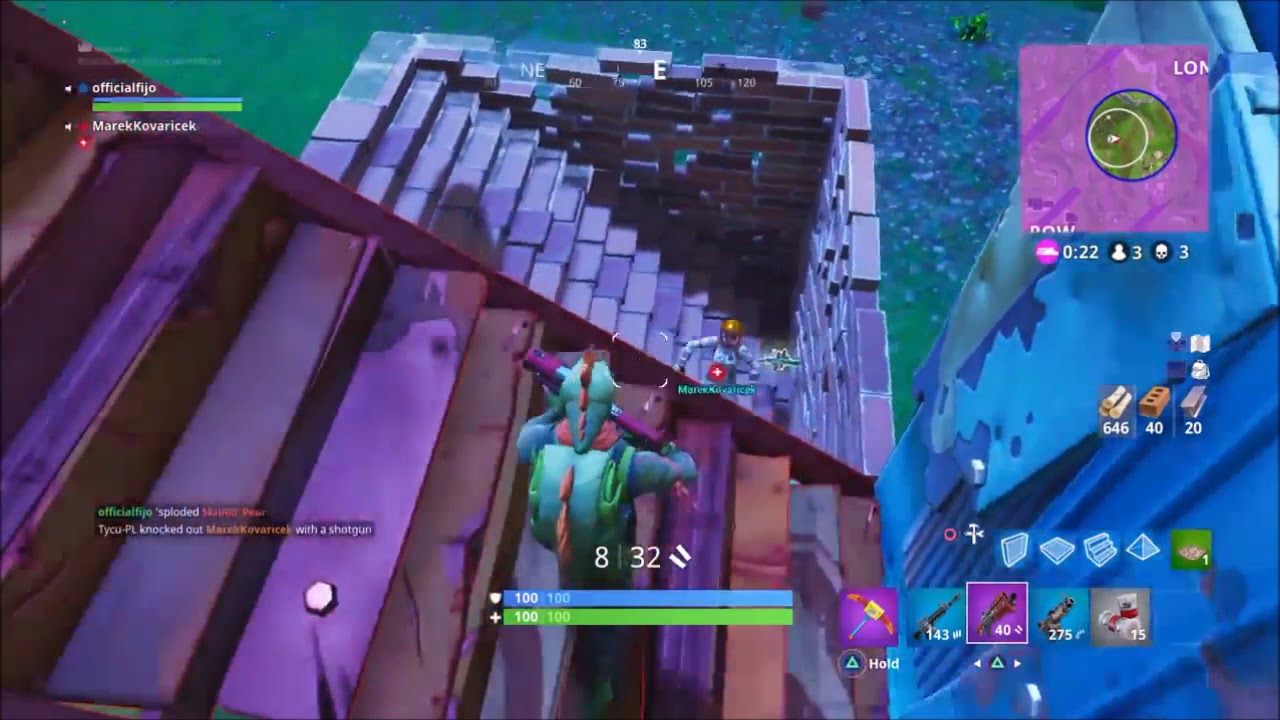 Fortnite Battle royale - Epic grenade & Win game