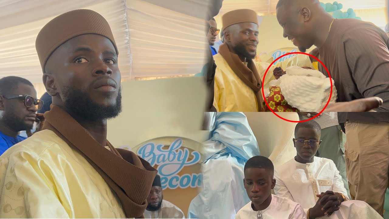 Les premières Images Du Baptême De Souhibou Telecom avec sa 2em femme Mame Bousso l