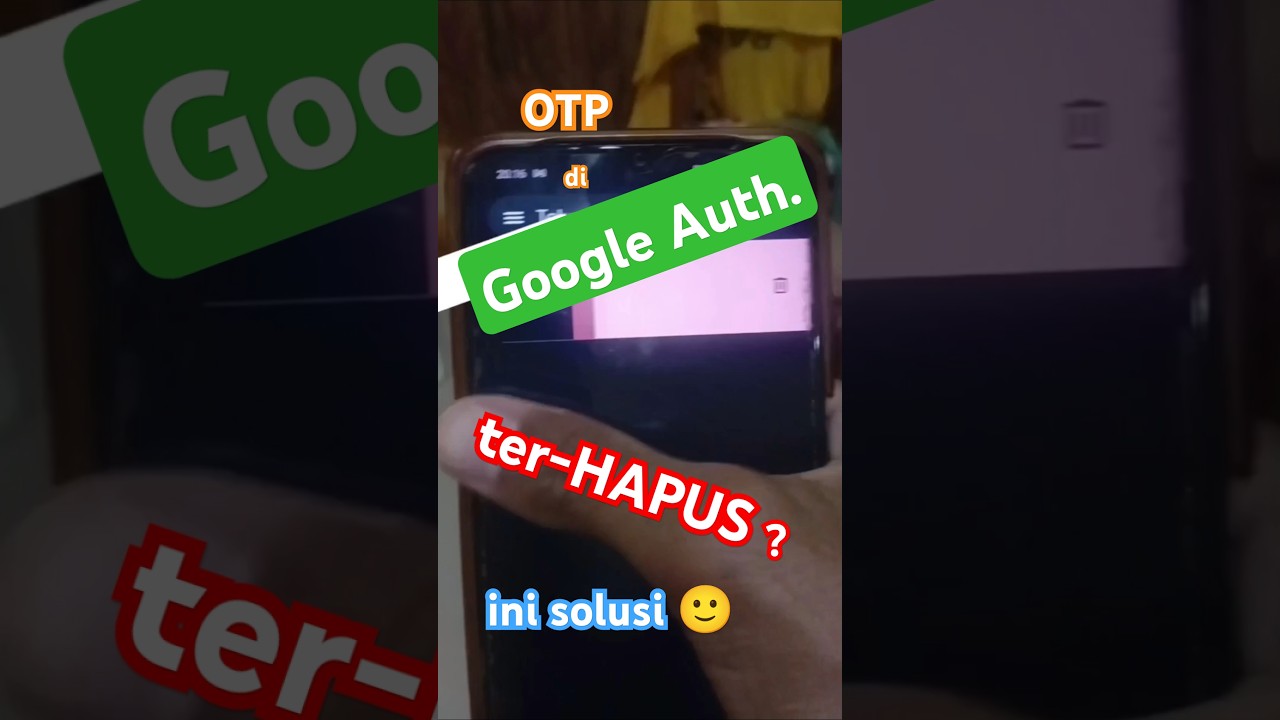 OTP google Authenticator terhapus | ini solusi reset MFA digital ASN