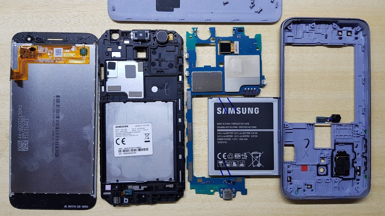 فتح وتشريح سامسونج Samsung j2 Core j260F teardown open