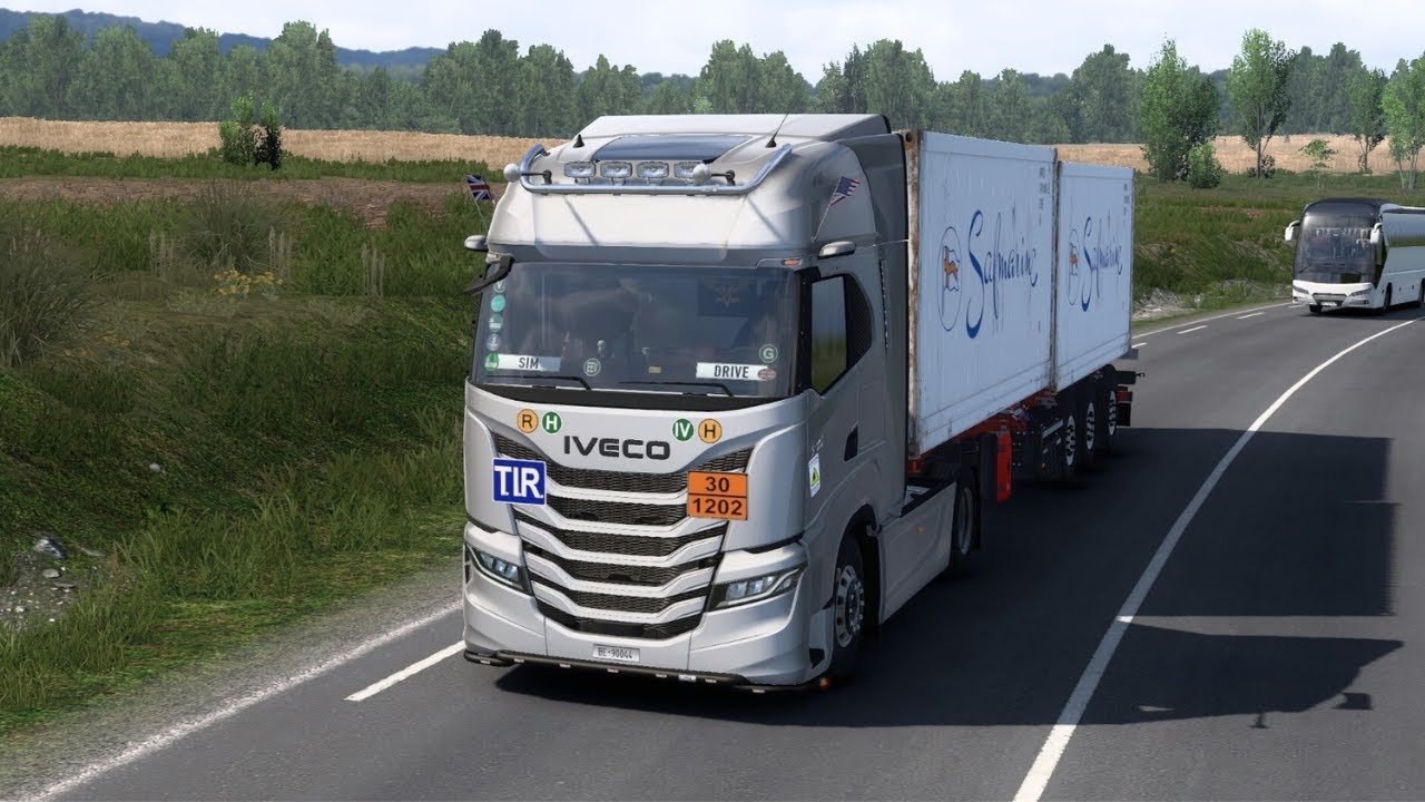 Ep1 Scenic Drive through Outskirts of Switzerland! IVECO S Way| 4K Ultra Realistic Drive #ets2 v1.57