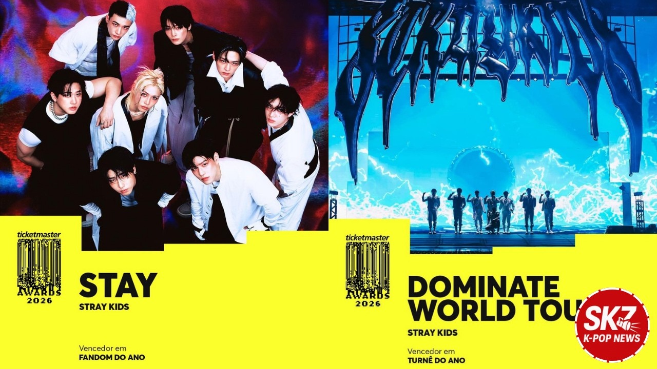 Группа STRAY KIDS завоевала 3 главные награды на бразильской премии TMAwards 2026! Лучший артист,...