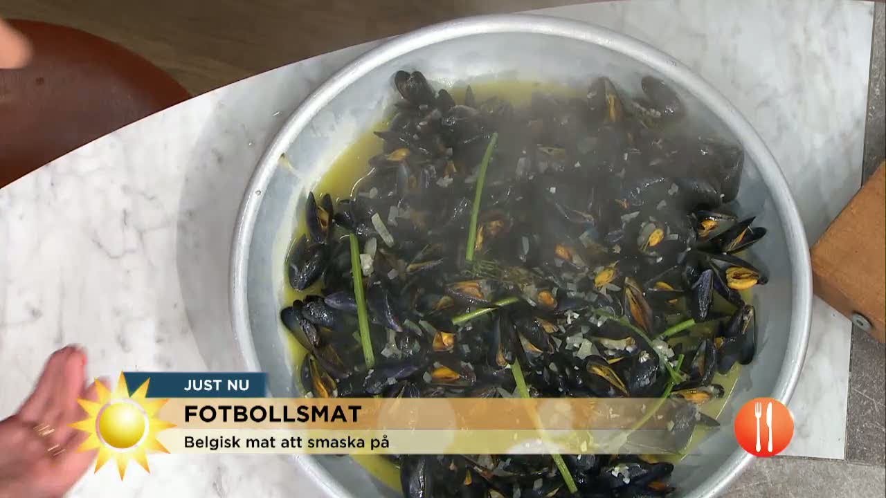 Magiska Moules frites - så gör du belgiska rätten - Nyhetsmorgon (TV4)