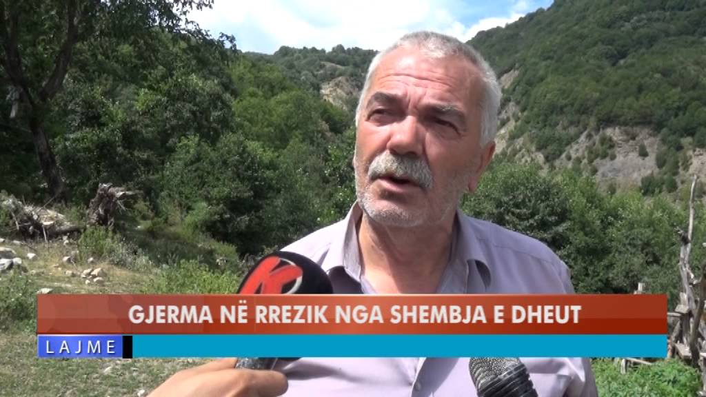 FSHATI GJERM NË RREZIK NGA SHEMBJA E DHEUT