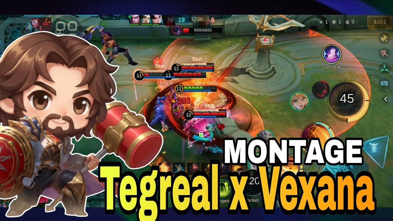Tegreal Mau Montage Momen dulu ...!!!Tegreal x Vexsana #Mobilelegends#Montage