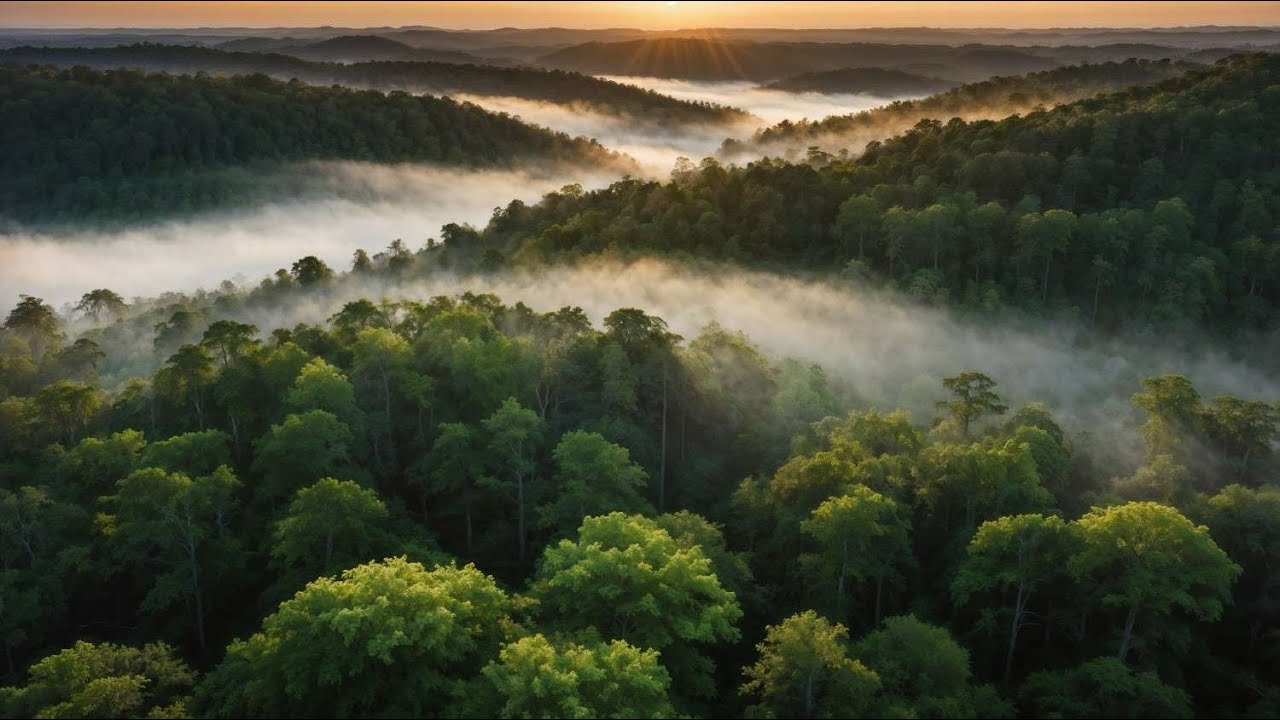 Morning Forest Stream Ambience 🌿 Soft Birds, Gentle Water & Sun Rays | Study • Relax • Focus