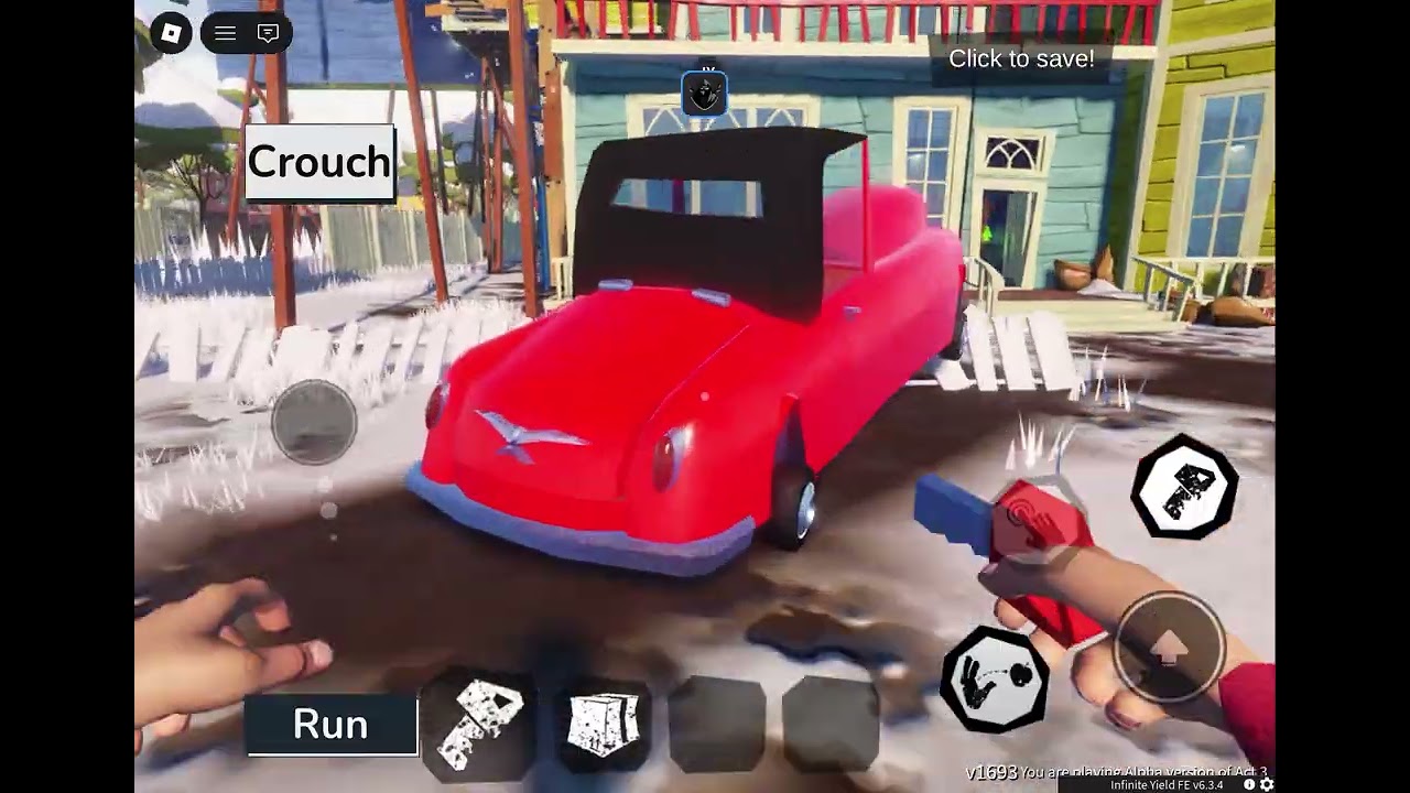 Speed running all the hello neighbor act but I can fly?!
