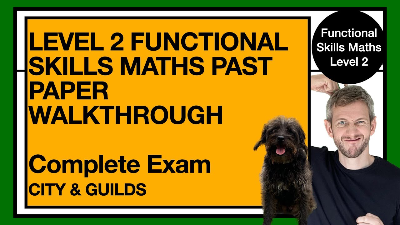 FUNCTIONAL SKILLS LEVEL 2 - City and Guilds Past Paper - LIVE Lesson edit!