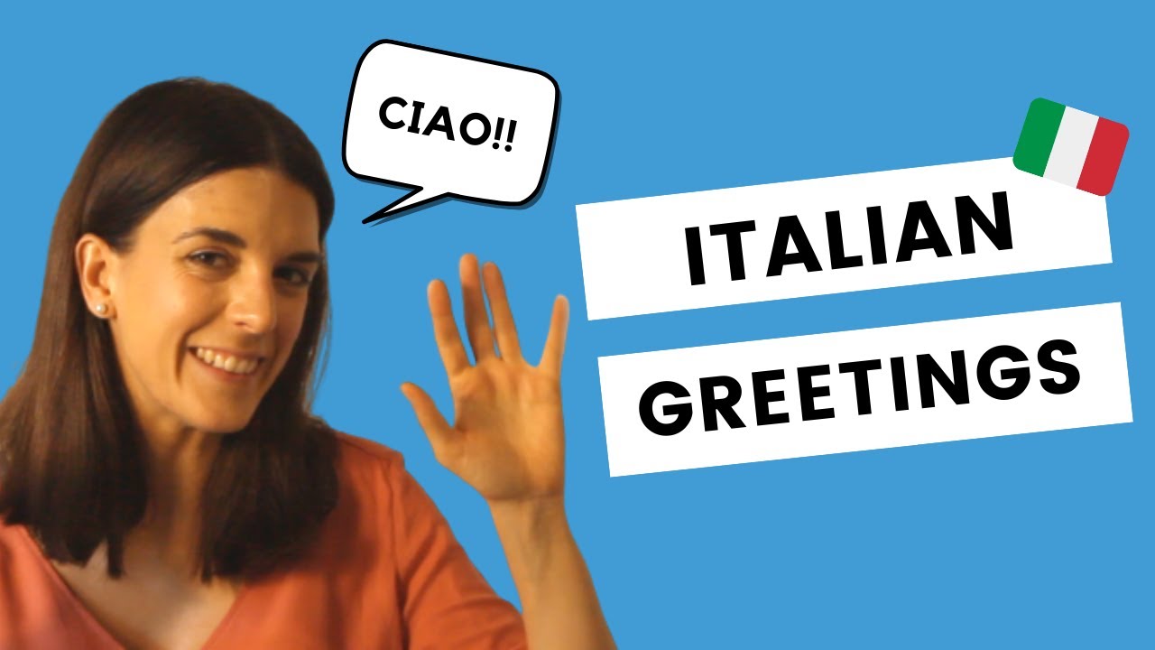 GREETINGS in Italian 👋🏻 | I SALUTI