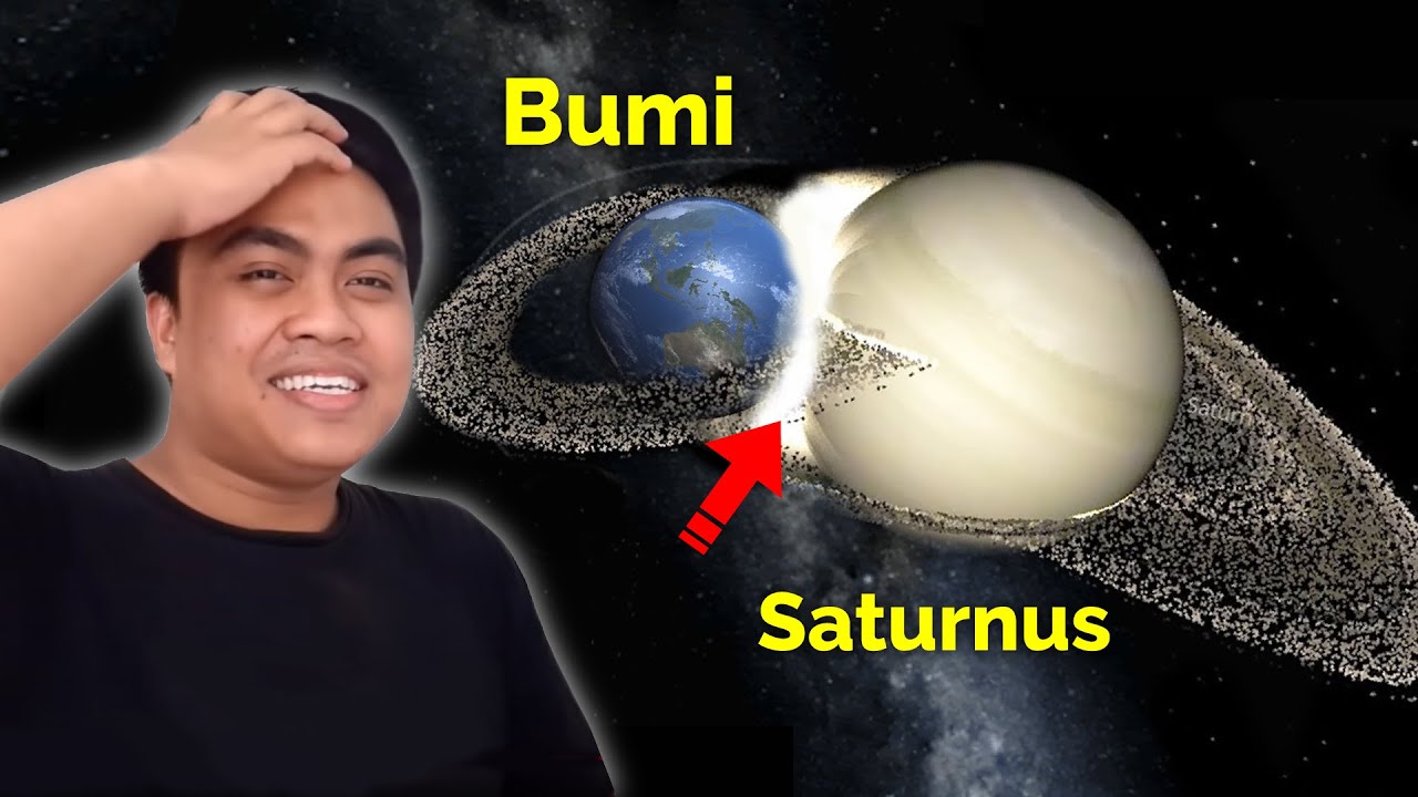 Aku bikin Bumi jadi punya cincin, dan nabrakin ke Saturnus...
