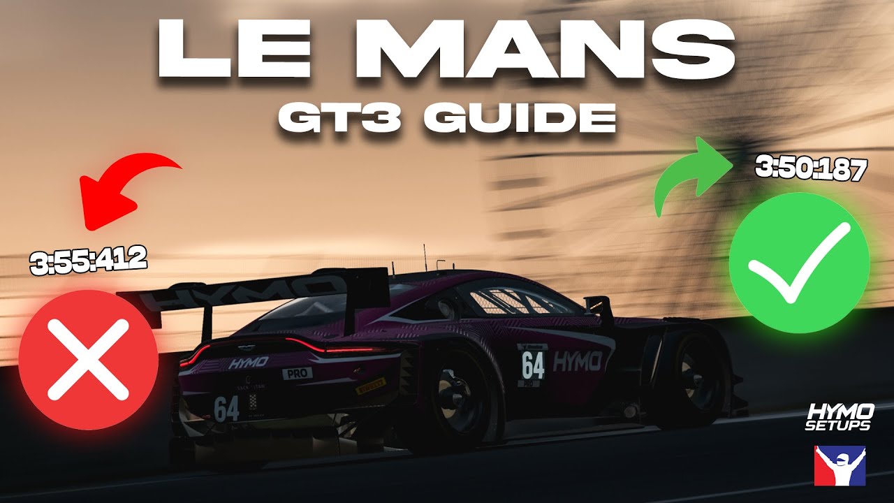 HOW TO DO LE MANS IN iRacing | GT3 Track Guide & Tips