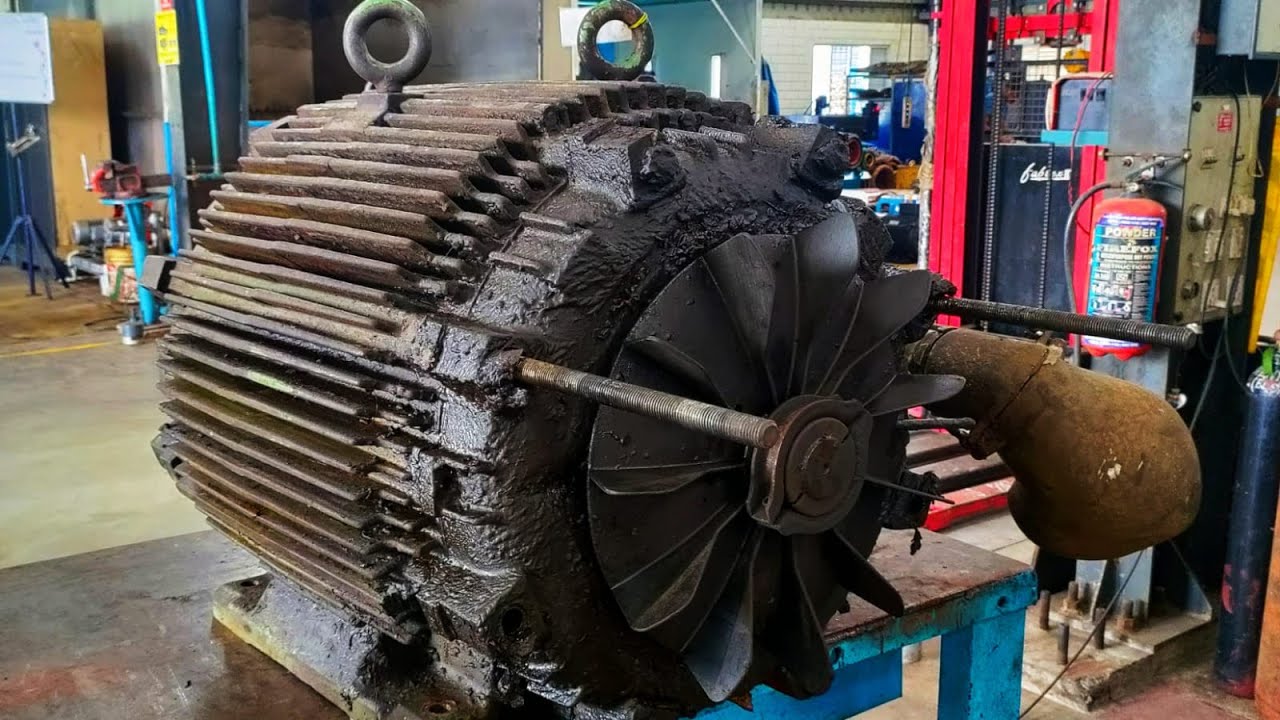 New Shaft Replacement in TECO Westinghouse Motor 110KW.