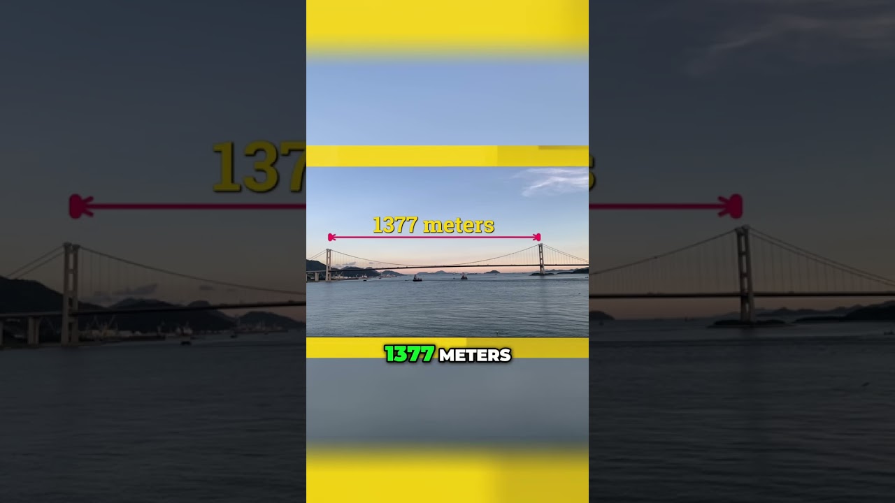 World's Largest Suspension Bridge: Hong Kong's Tsing Ma Bridge