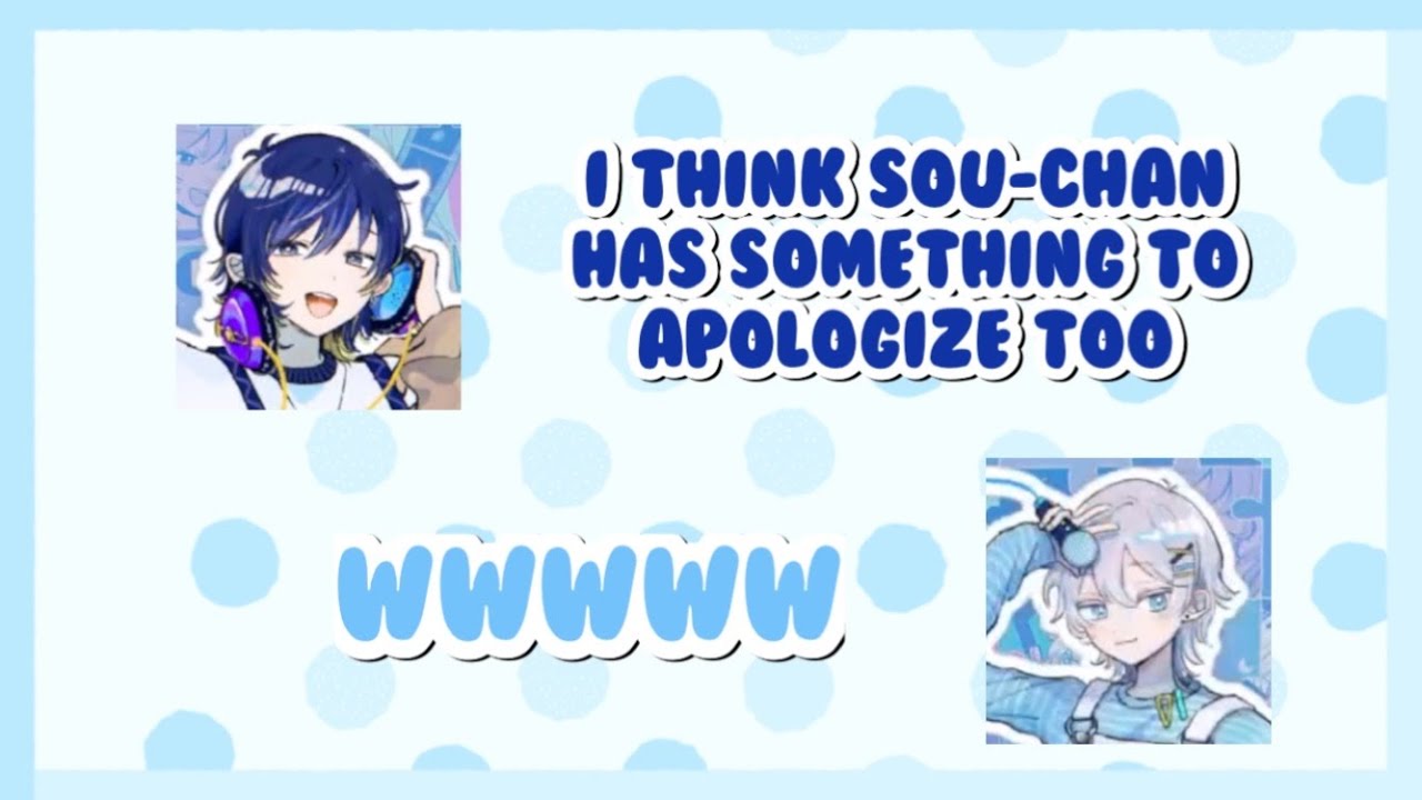 (Sou/Ivudot いゔどっと) Sou missed the year-end party with Ivudot and Banayu [SottoBlue]
