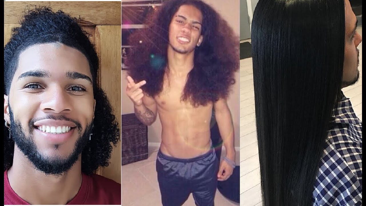 Black Men Natural Hair Silk Press 2021