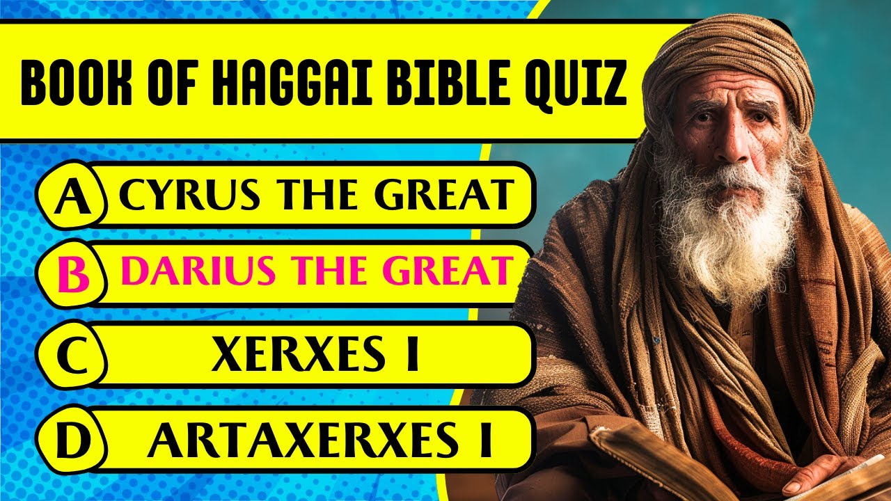 Book of Haggai Bible Quiz & Trivia (30 Hardest Questions & Answers to Test Your Bible Knowledge)