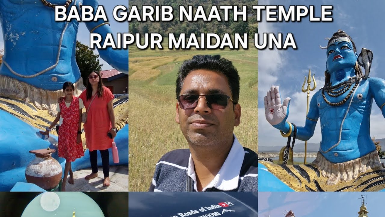 Baba Garib Naath Temple Raipur Maidan UNA Himachal Pradesh Shiva Temple Located at Gobind Sagar Lake