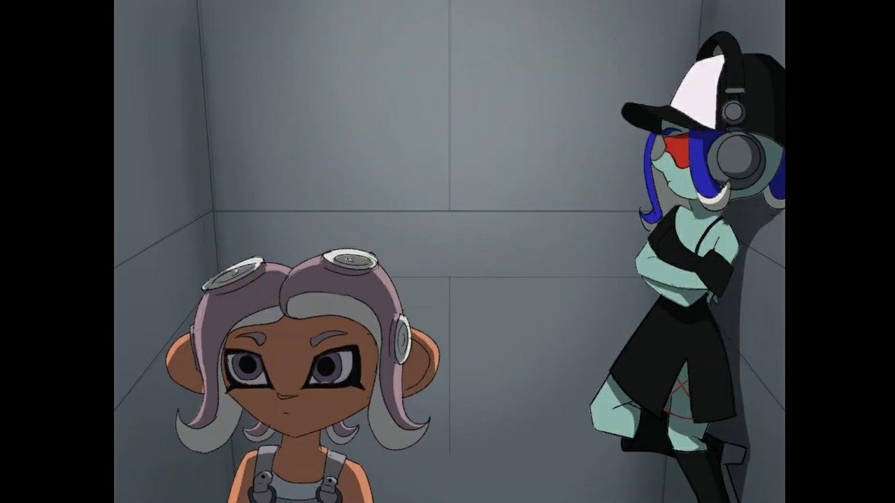 [Splatoon animation] Side Order Elevator scene | Splatoon x Evangelion