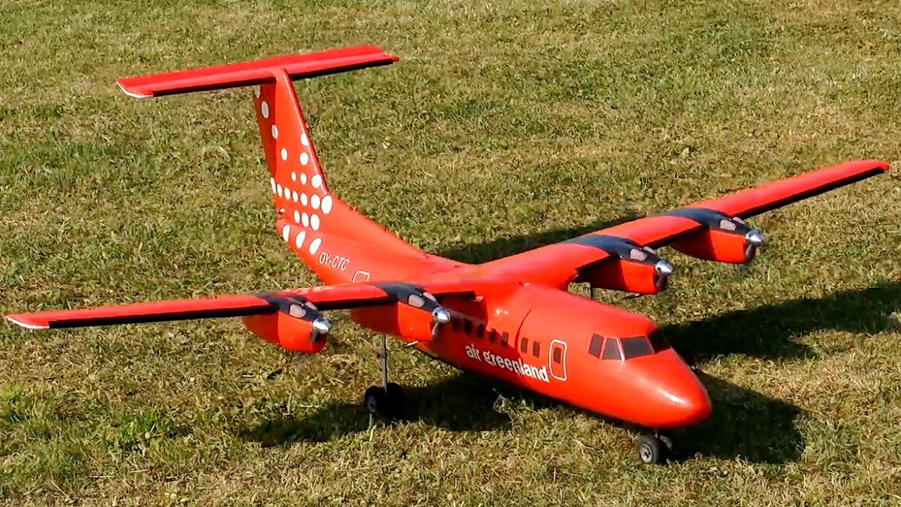DE HAVILLAND DHC-7 DASH-7 BIG RC SCALE AIRPLANE MODEL DEMO FLIGHT / RC Airshow Airliner Meeting 2015