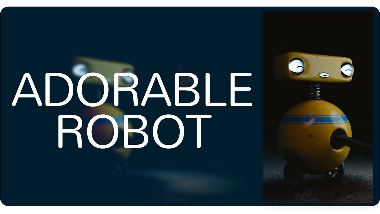 An adorable ROBOT for BlendSwap!