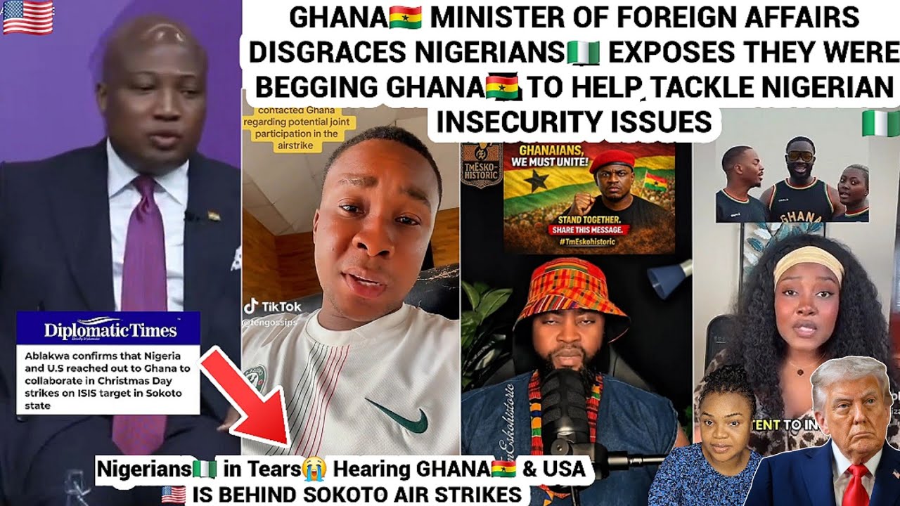 Министр Ганы 🇬🇭 опозорил нигерийцев 🇳🇬, заявив, что они умоляли Гану 🇬🇭 помочь в борьбе с небезоп...