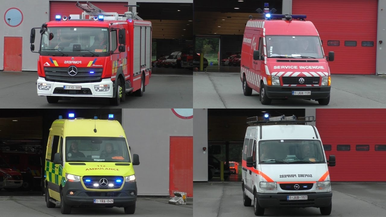 [Omroep/ Oude Wail] Pompiers et Ambulances Service Incendie Mons vers plusieurs interventions!