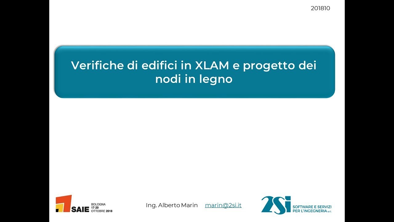 PRO_SAP: progetto e verifica di strutture in LEGNO e XLAM, calcolo dei nodi in legno