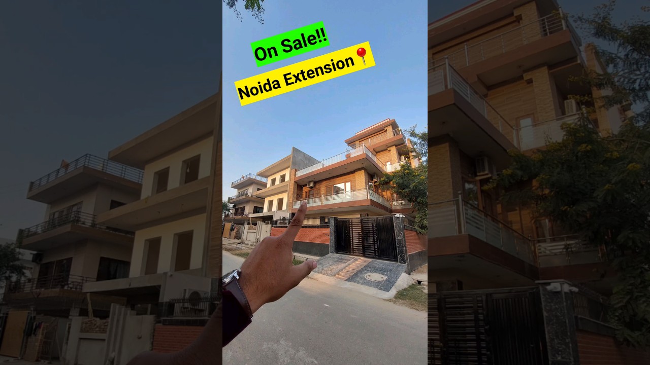 1 Floor Constructed House Plot For Sale In Noida 📍#noida #houseforsale #noidaauthority