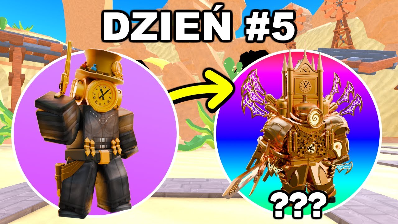 OD ZERA DO ULTIMATE NOWYM KONTEM (DZIEŃ 5) w TOILET TOWER DEFENSE ROBLOX (JAK BYĆ PRO GRACZEM)