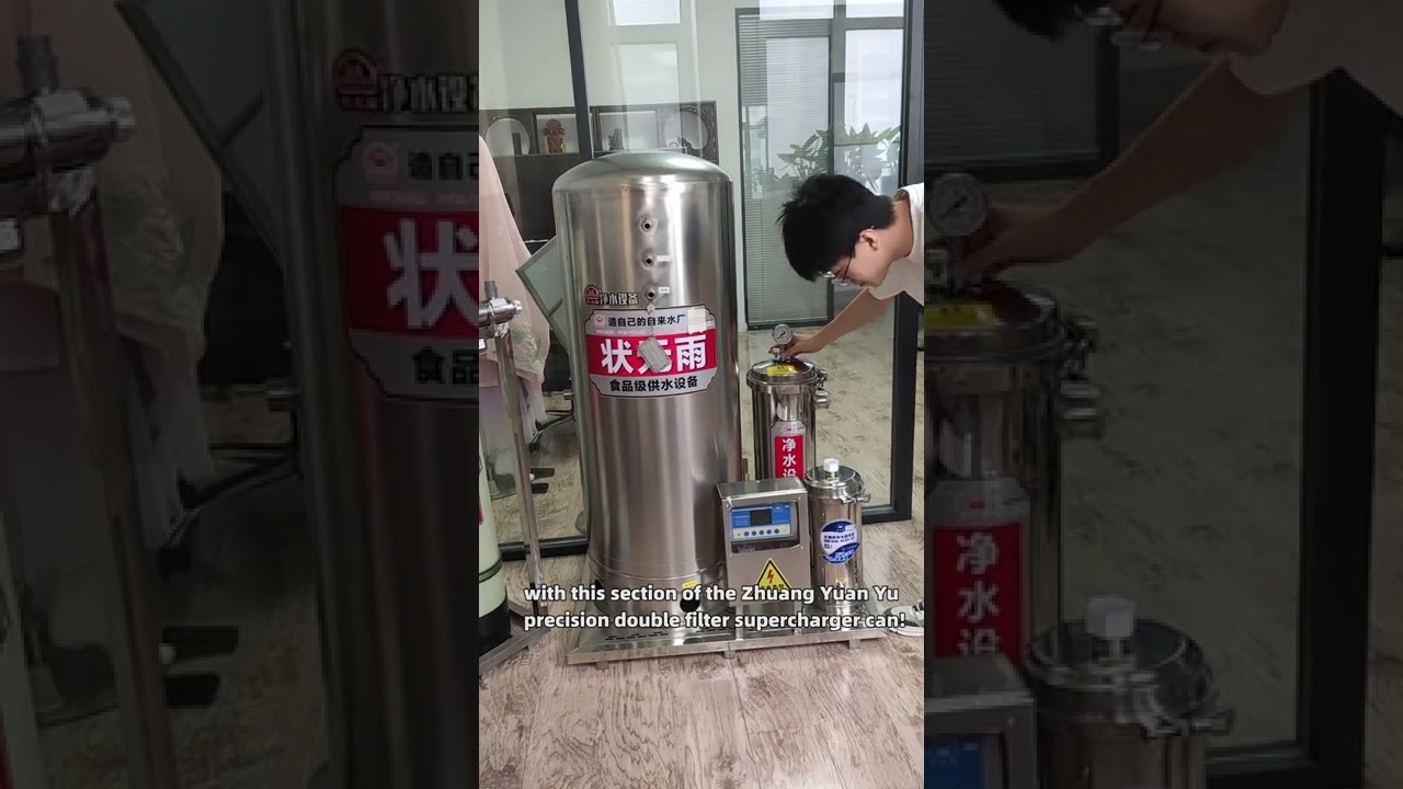 Precision double filter supercharger, good helper with water!