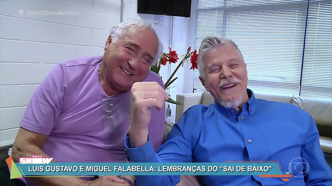 Luiz Gustavo e Miquel Falabella Lembranças do Sai de Baixo
